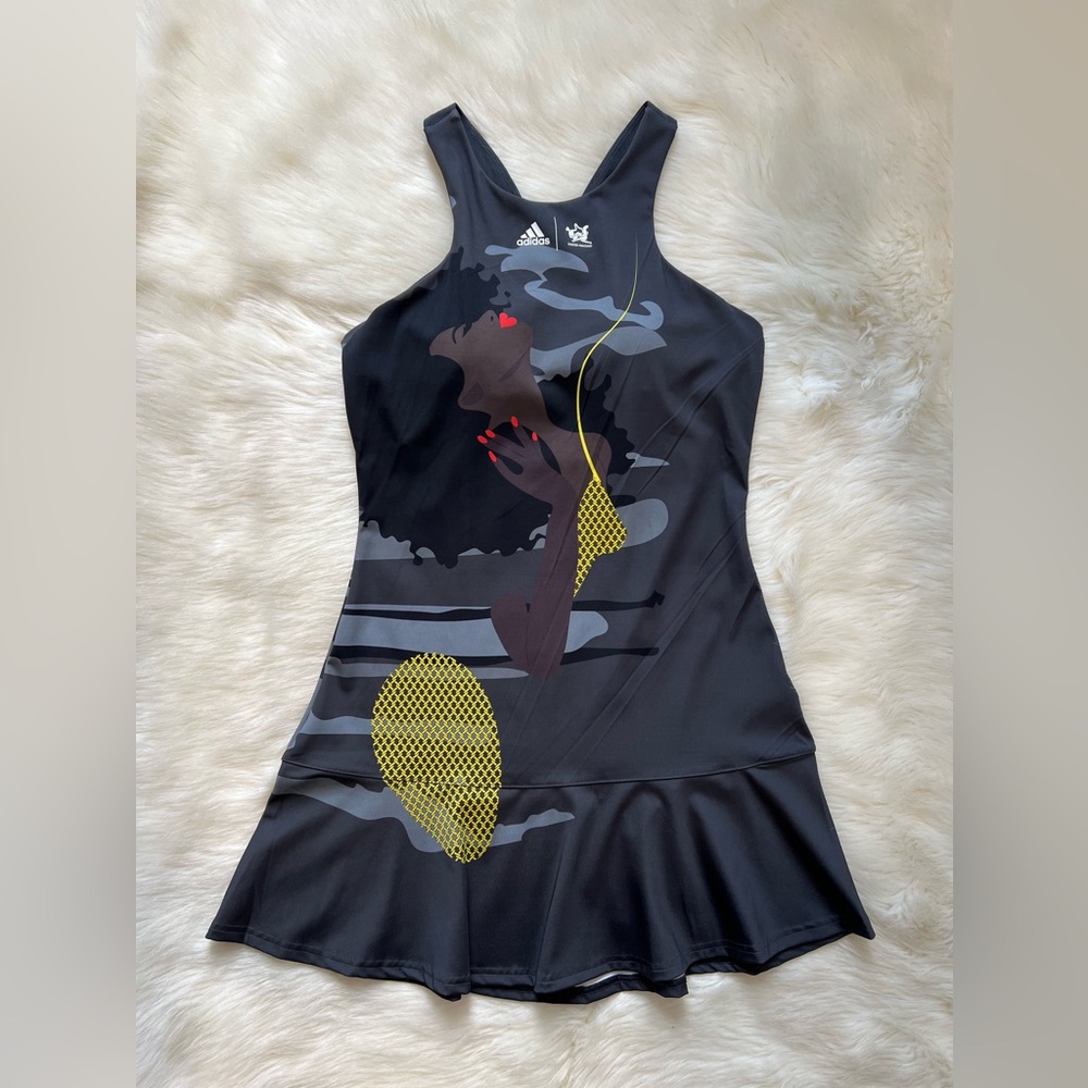 ADIDAS WOMEN'S NEW YORK TENNIS Y-DRESS SZ Medium - Picture 10 of 16